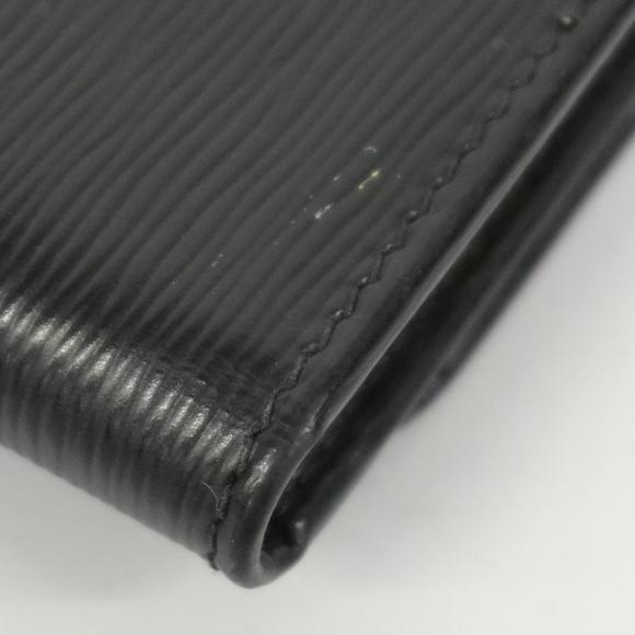 PRADA Key Case Leather Black Men Women - Picture 6 of 9